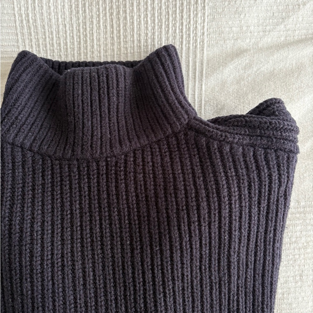 COS navy ribbed Knitwear